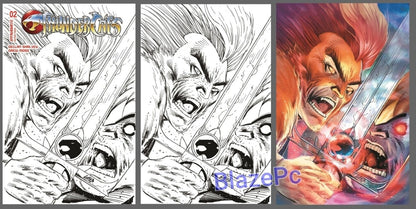 Thundercats #2 Liefeld B&W Trade Virgin Color Variant Set Option 2024 NM
