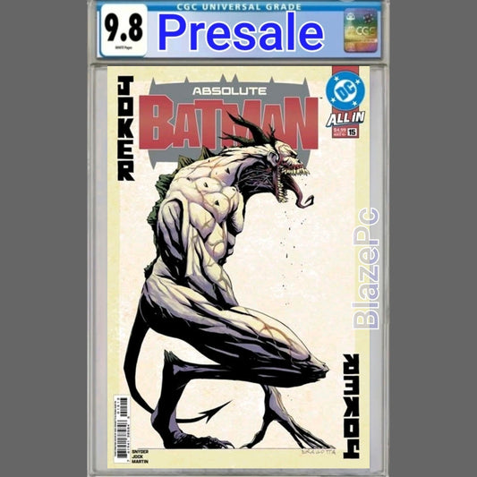 Absolute Batman #15 CGC 9.8 3rd Print Cover A Nick Dragotta Joker DC PRESALE