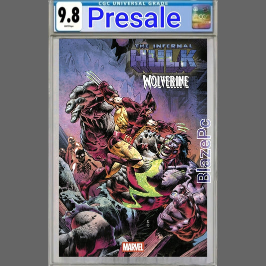 Infernal Hulk Vs Wolverine #1 CGC 9.8 Nic Klein Cover A Marvel 2026 PRESALE