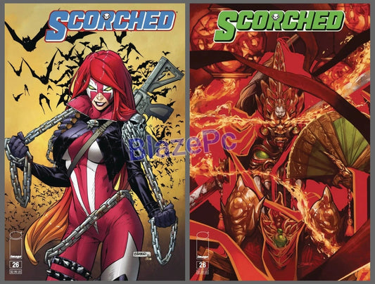 The Scorched #26 Cover A B Variant Set Options Spawn Image 2024 NM
