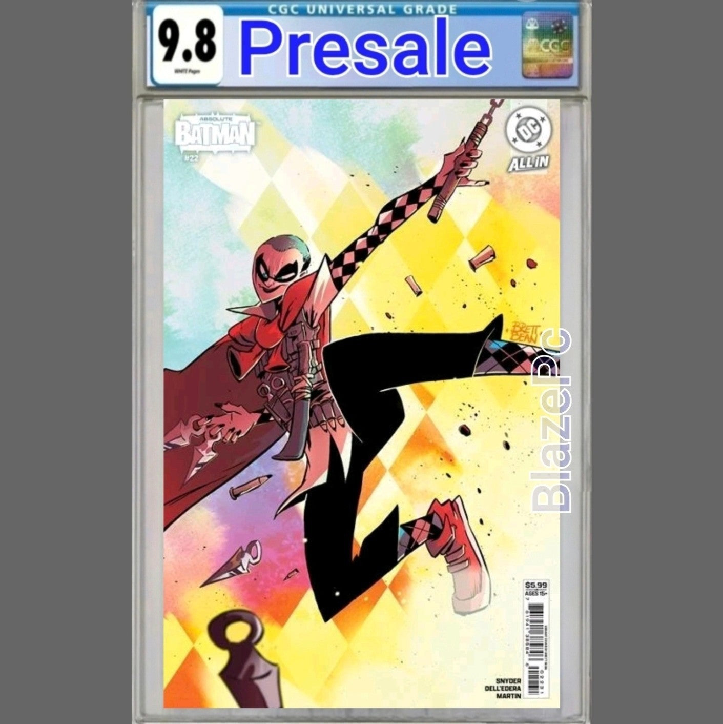 Absolute Batman #22 CGC 9.8 1st Print Cover C Brett Bean Harley Quinn PRESALE