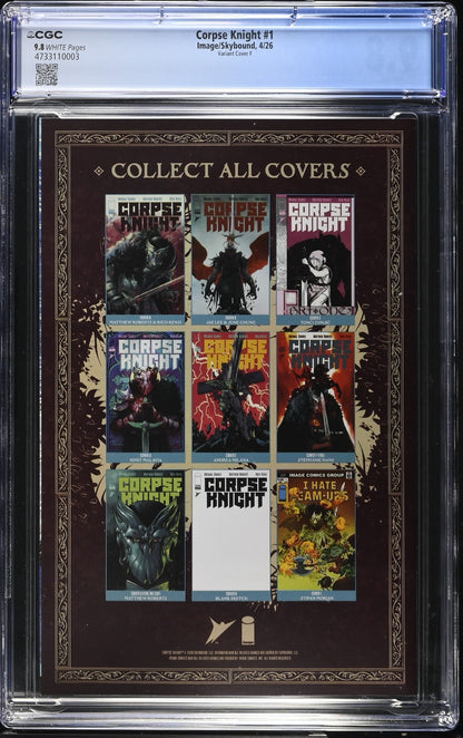 Corpse Knight #1 CGC 9.8 1:100 Hans FOIL Cover F Variant 1st Print Image 2026