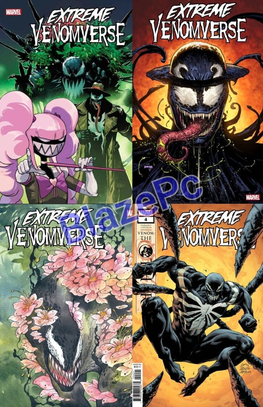 Extreme Venomverse #4 Cover A B C D Variant Set Options Marvel 2023 NM