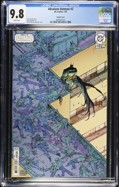 Absolute Batman #2 CGC 9.8 Cover B 1st Print Daniel Warren Johnson DC Comics