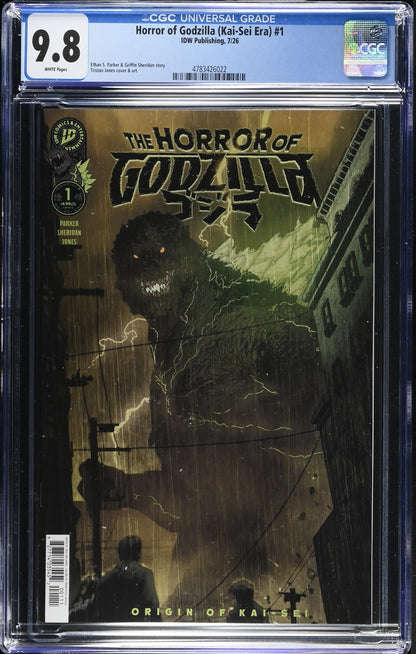 The Horror of Godzilla #1 CGC 9.8 Cover A Tristan Jones IDW Publishing 2026