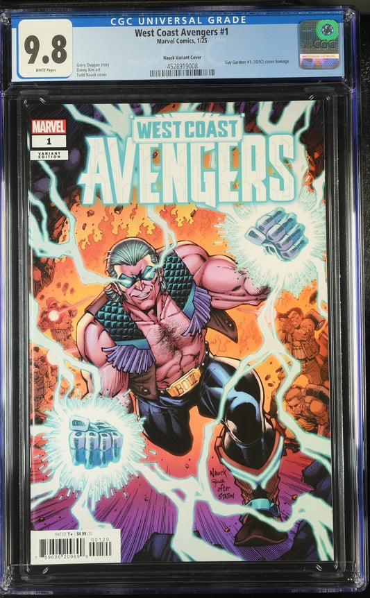 West Coast Avengers #1 CGC 9.8 Todd Nauck One Per Store Surprise Variant Marvel