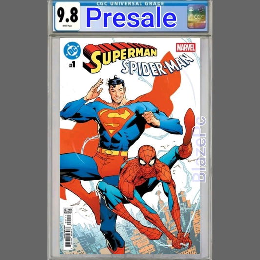 DC Marvel Superman Spider-Man #1 CGC 9.8 Jorge Jimenez Cover A 2026 PRESALE