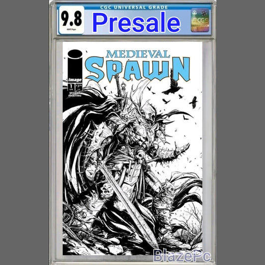 Medieval Spawn #1 CGC 9.8 Raymond Gay 2nd Print Sketch Variant 2025 PRESALE