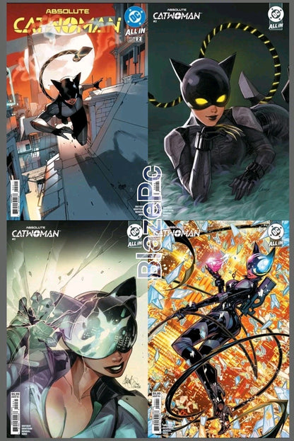 Absolute Catwoman #2 Cover A B C D Variant Set Options DC Comics Presale 7/8