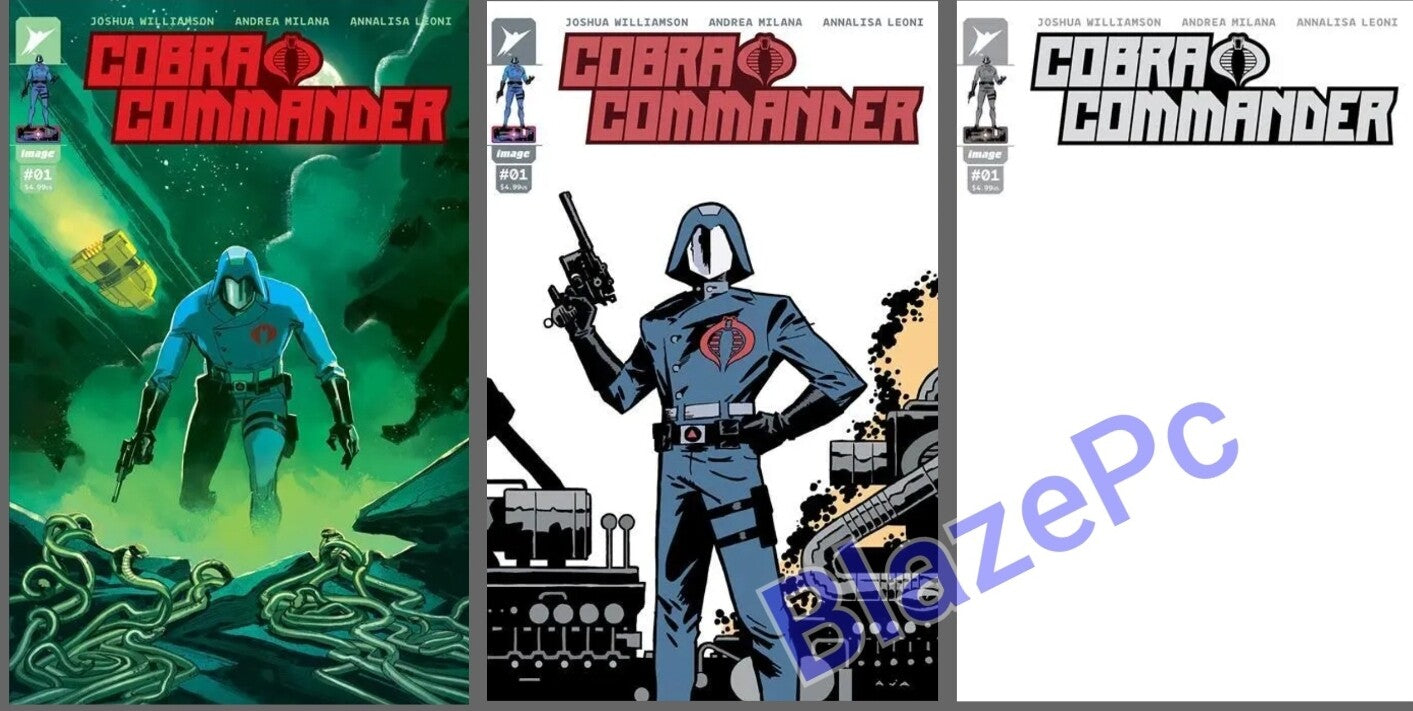 Cobra Commander #1 Cover A B G Variant Set or 1:10 1:25 1:50 Options Image NM