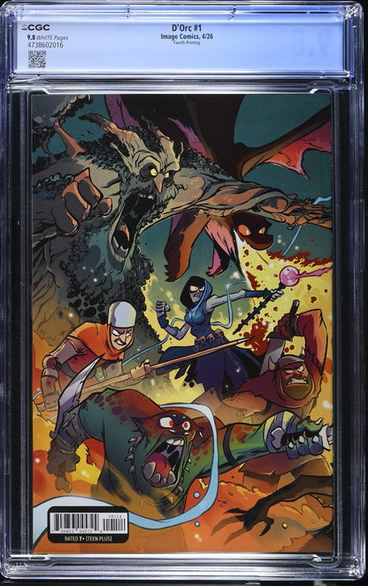 Dorc #1 CGC 9.8 4th Print Brett Bean Cover A Variant Image Comics 2026