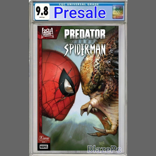 Predator Vs Spider-Man #1 CGC 9.8 Ryan Brown Variant Marvel 2025 PRESALE