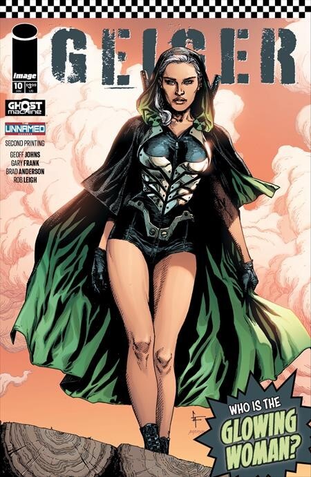 Geiger #10 2nd Print Glowing Woman Variant Image Comics 2025 NM