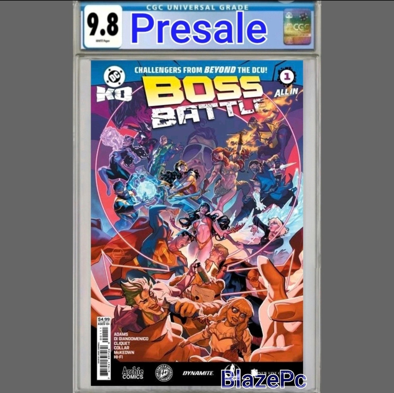 DC K.O. Boss Battle #1 CGC 9.8 Cover A Jamal Campbell 2026 PRESALE