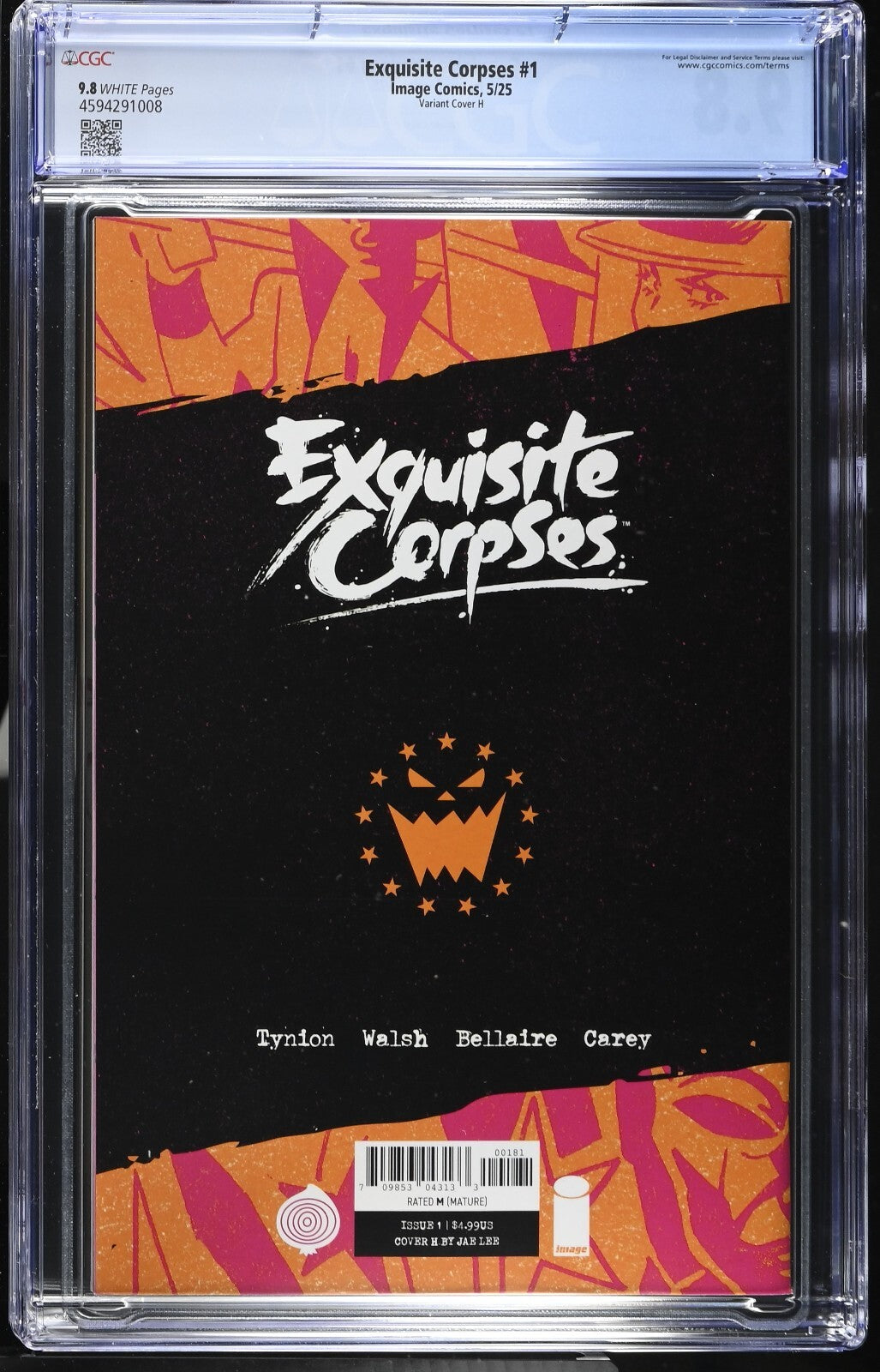 Exquisite Corpses #1 CGC 9.8 1:100 Jae Lee VIRGIN Variant Image Comics 2025