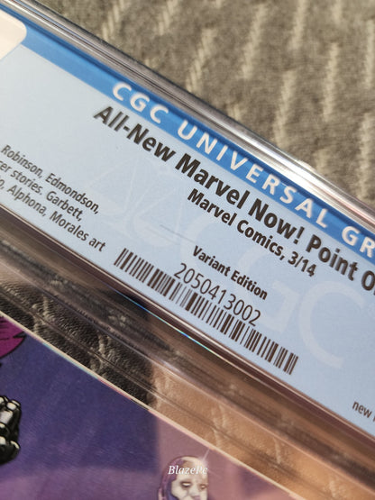All New Marvel Now Point One #1 CGC 9.8 1:75 McNiven Variant 1st Kamala Ms Marve