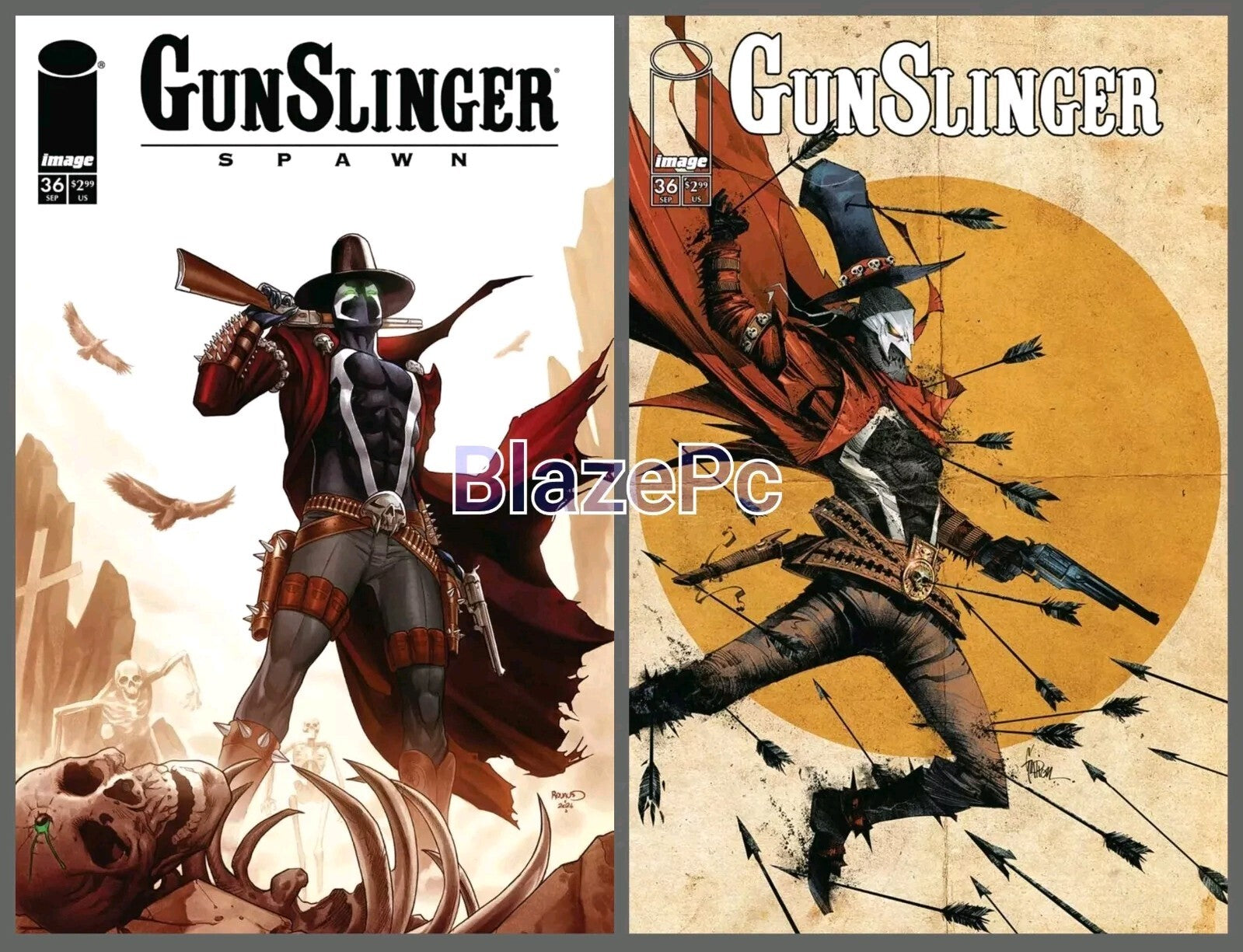 Gunslinger Spawn #36 Cover A B Variant Set Option Image Comics 2024 NM