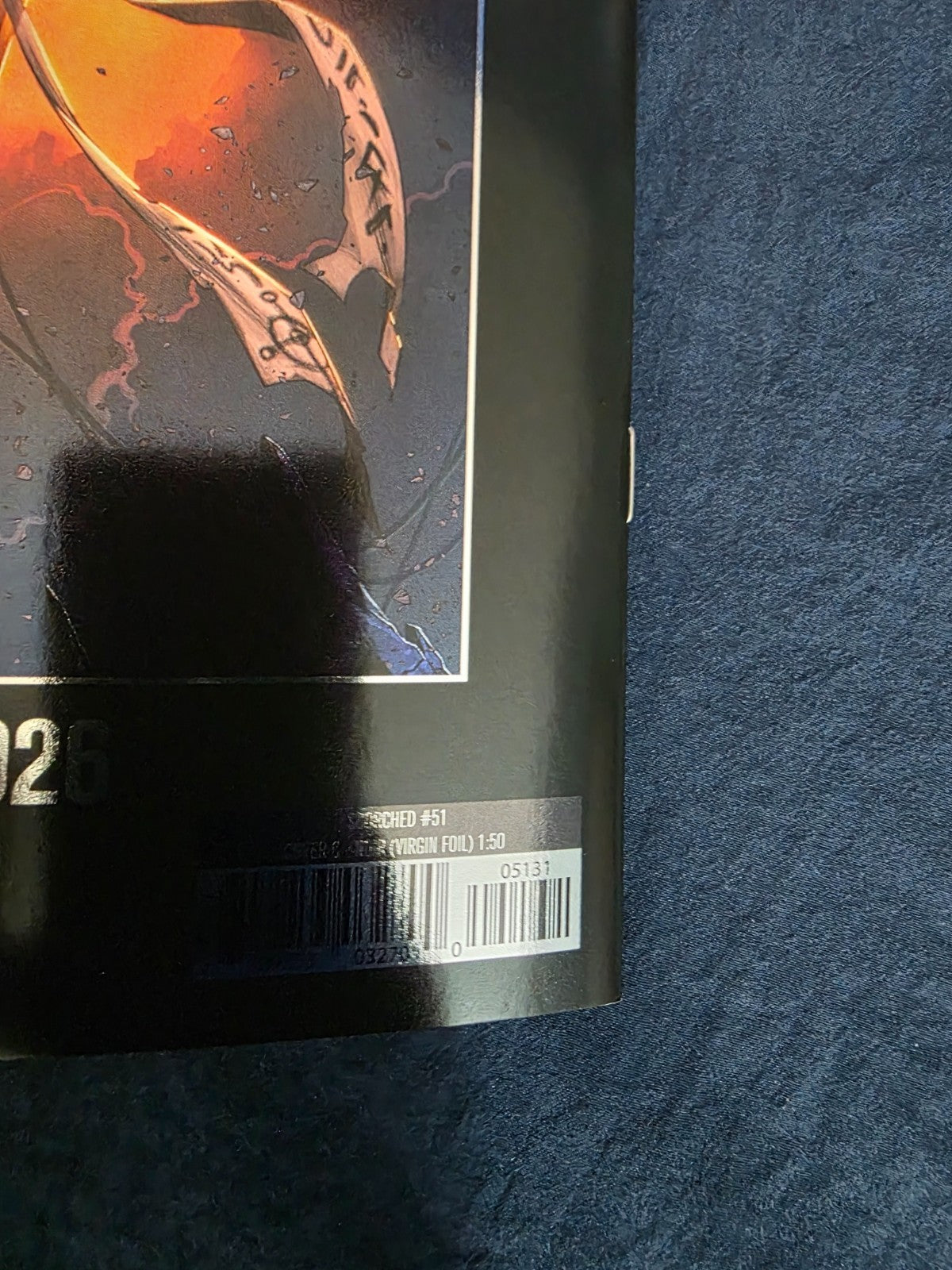 Scorched #51 1:50 Incentive Jordan Noir Foil Virgin Cover C Variant See Pics NM