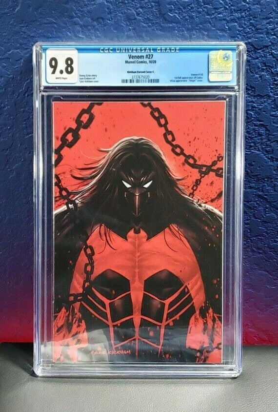 Venom #27 CGC 9.8 Tyler Kirkham Cover C Virgin Variant 1st Codex unknown 