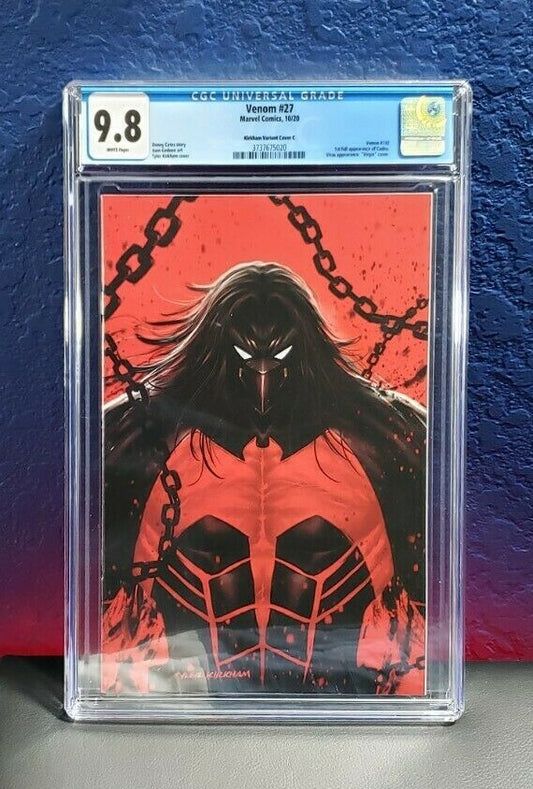 Venom #27 CGC 9.8 Tyler Kirkham Cover C Virgin Variant 1st Codex unknown 