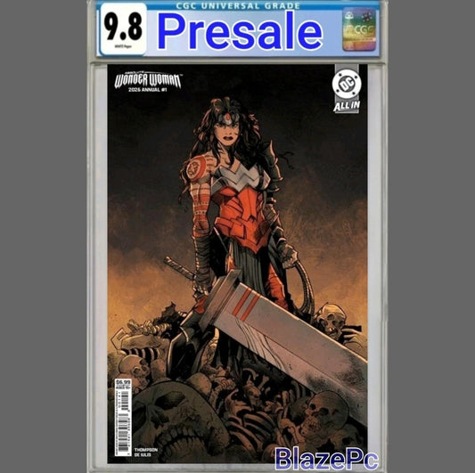 Absolute Wonder Woman Annual 2026 #1 CGC 9.8 Cover D Cowan Variant DC PRESALE