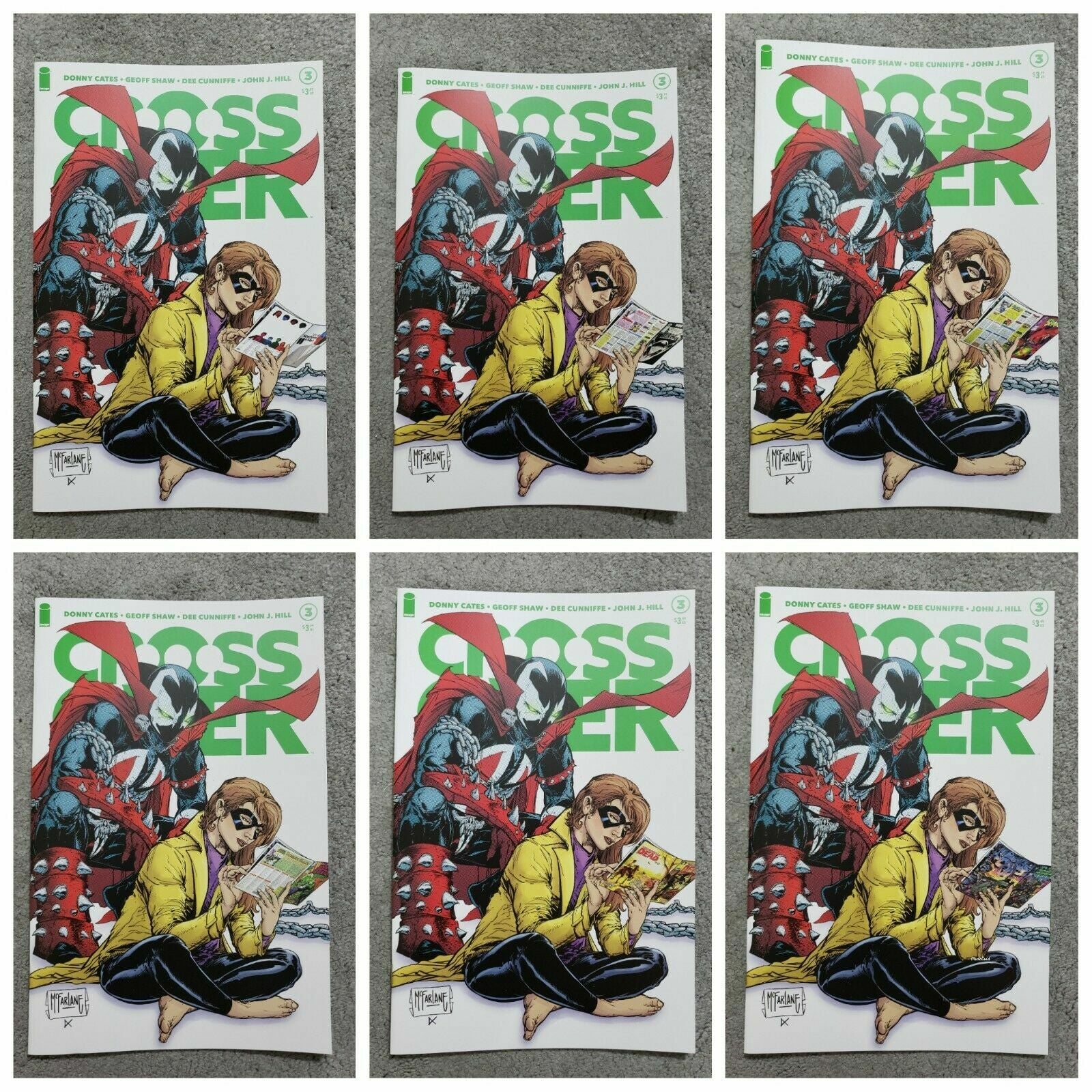 Crossover #3 6 Book Secret Variant Set 1:25 Spawn Options Image McFarlane NM