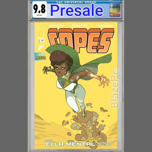 Invincible Universe Capes #7 CGC 9.8 Cover F Walker Variant Ella Mental PRESALE