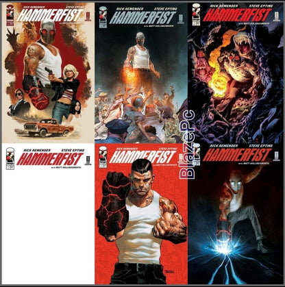 Hammerfist #1 Cover A B C D E F Variant Set Options Image Comics Presale 8/26