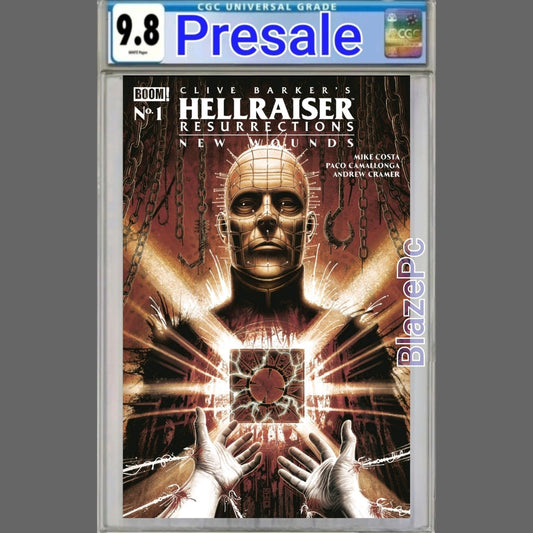 Hellraiser Resurrections New Wounds #1 CGC 9.8 Cover A Simpson Boom 2026 PRESALE