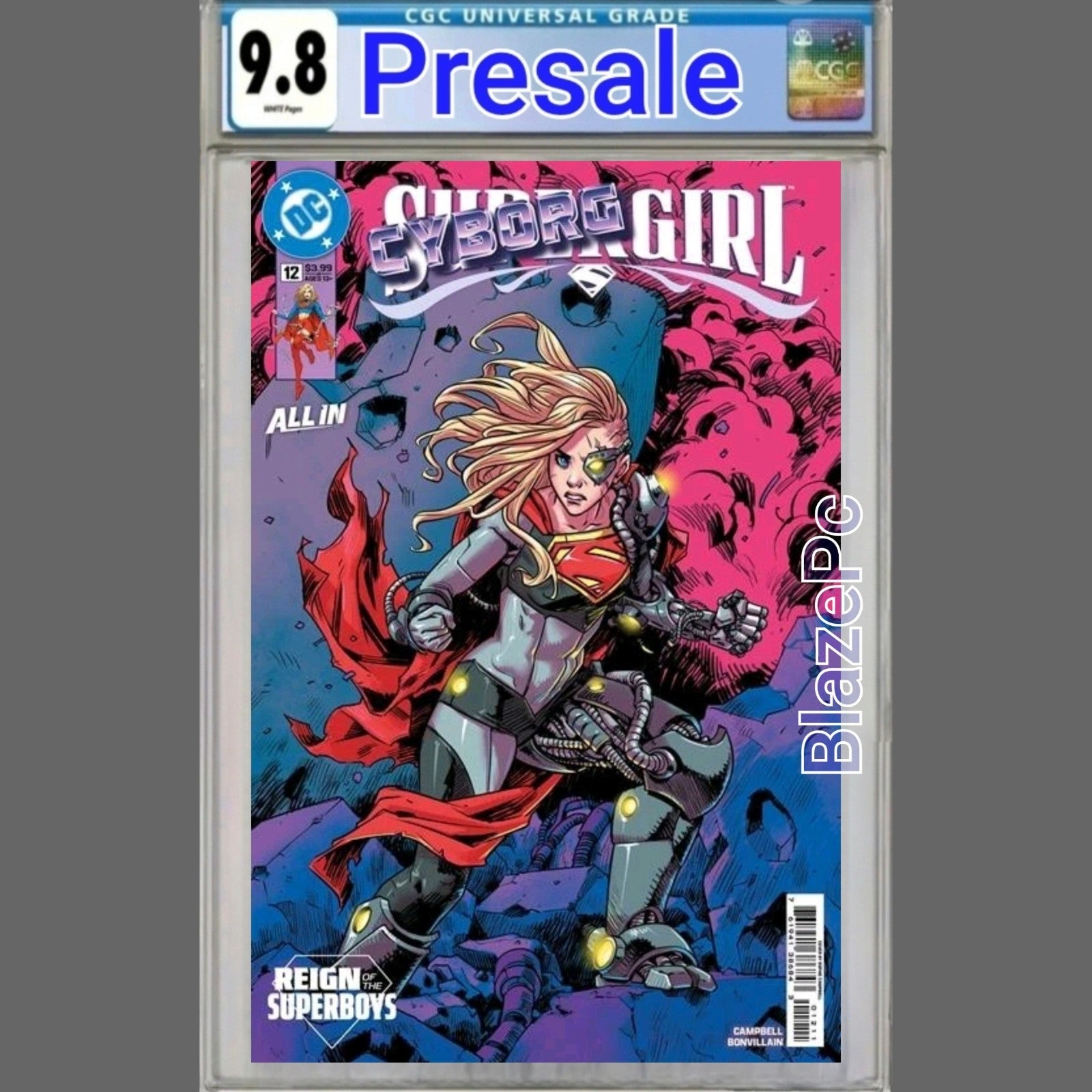 Supergirl #12 CGC 9.8 Sophie Campbell Cover A Cyborggirl DC Comics 2026 PRESALE