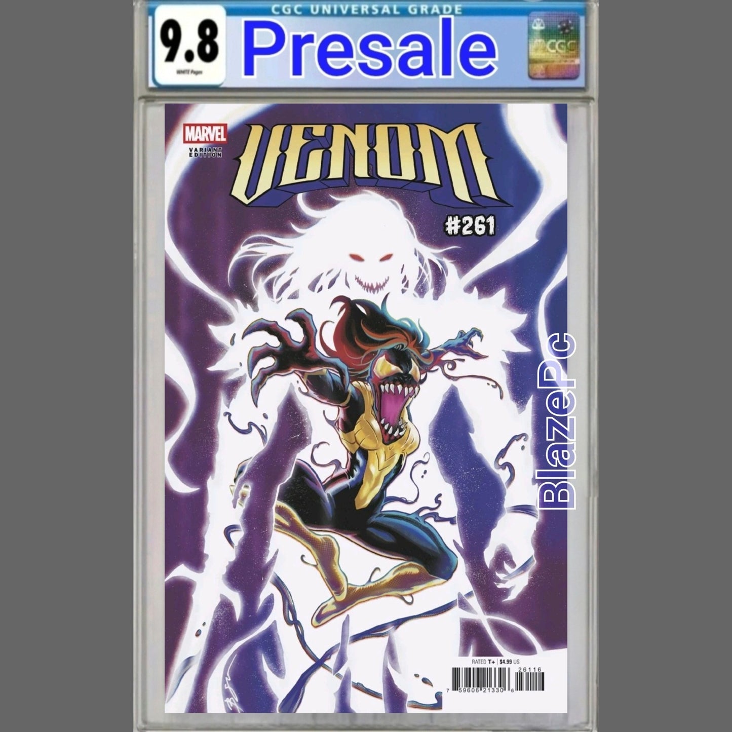 Venom #261 CGC 9.8 1:25 Ben Su Variant Spider-Man Marvel Comics 2026 PRESALE