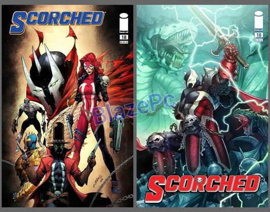 The Scorched #18 Cover A B Variant Set Options Spawn Image 2023 NM