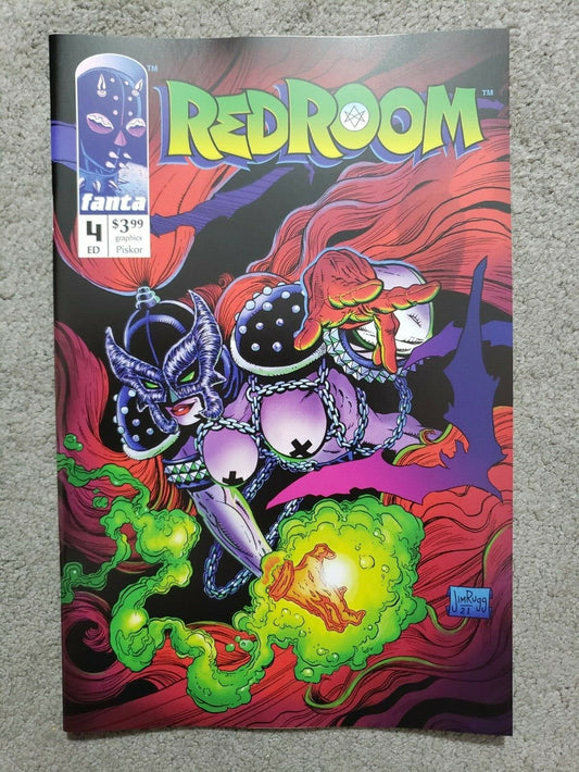 Red Room #4 1:10 Rugg Incentive Variant 2021 Piskor Spawn Homage NM lots of pics