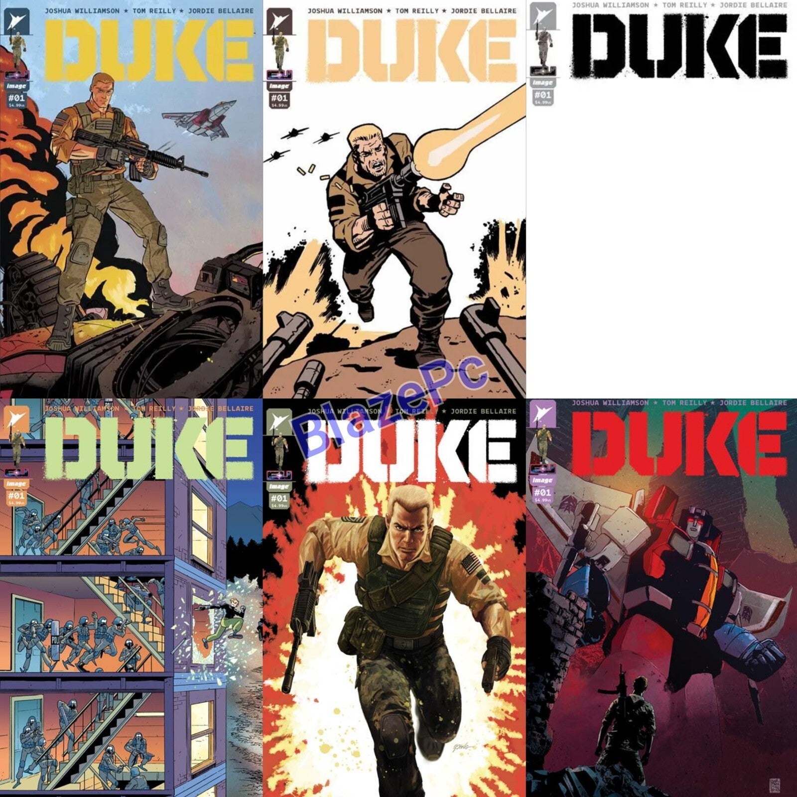 Duke #1 Cover A B G Variant Set or 1:10 1:25 1:50 Options G.I. Joe Image 2023 NM