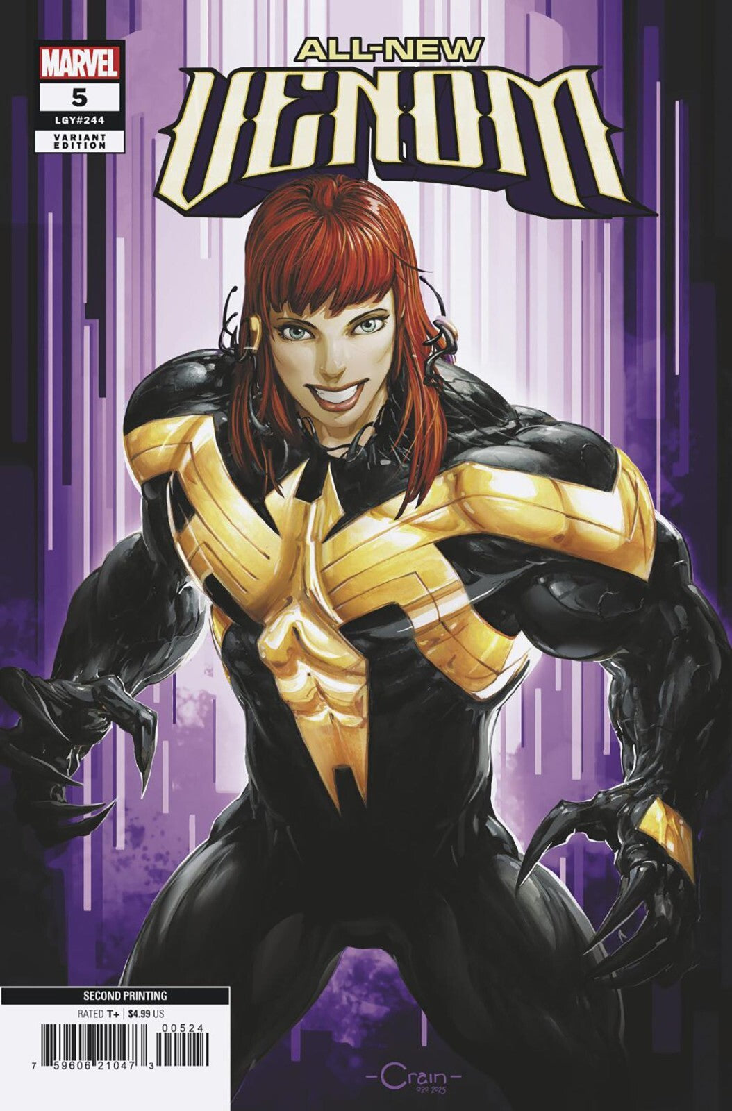 All-New Venom #5 2nd Print Cover A B Variant Set Option Crain Gomez 2025 NM