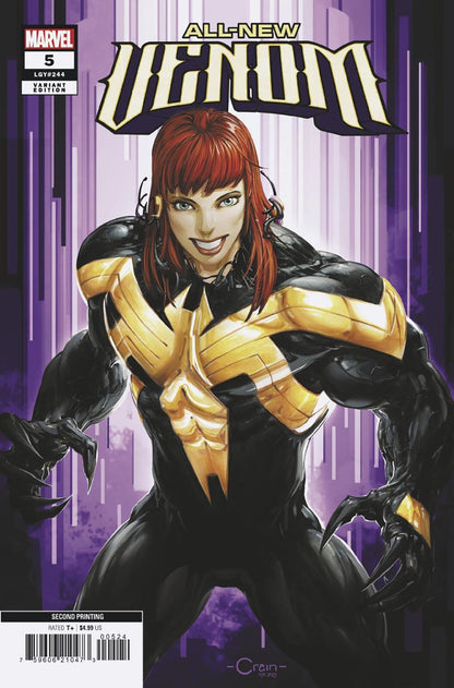 All-New Venom #5 2nd Print Cover A B Variant Set Option Crain Gomez 2025 NM