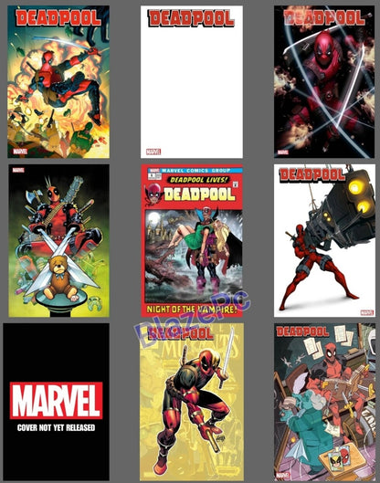 Deadpool #1 Cover A B C D E F G H I Variant Set or 1:25 1:100 Options 2024 NM