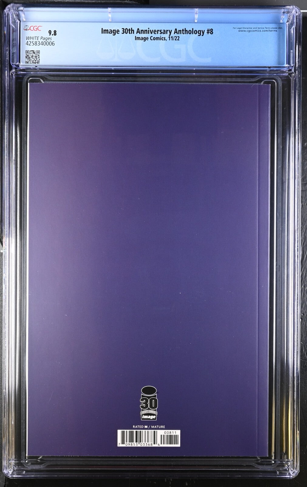 Image 30th Anniversary Anthology #8 CGC 9.8 Tynion 1st W0rldtr33 Image 2023