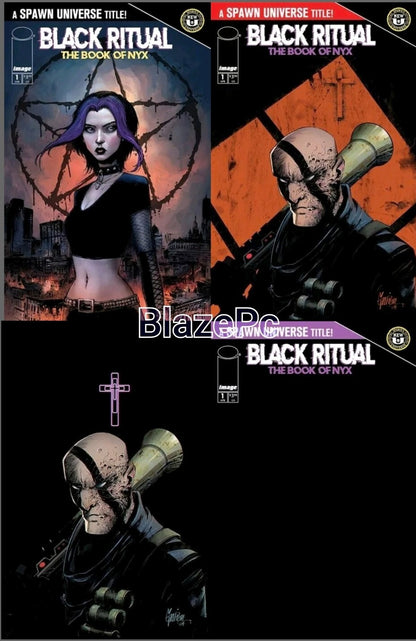 Spawn Black Ritual The Book of Nyx #1 Cover A B C D Variant Set Options Image NM