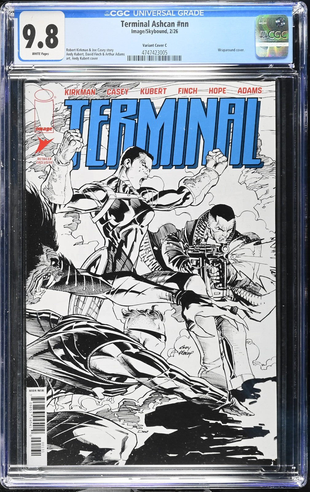 Terminal Ashcan #1 CGC 9.8 Cover C Connecting Variant Image Comics Kirkman 2026