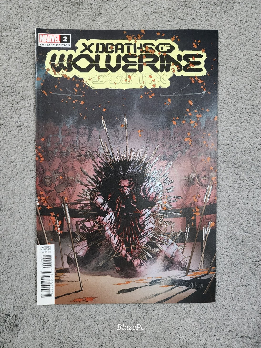 X Deaths of Wolverine #2 1:50 Leinil Francis Yu Variant Percy Marvel 2022 NM