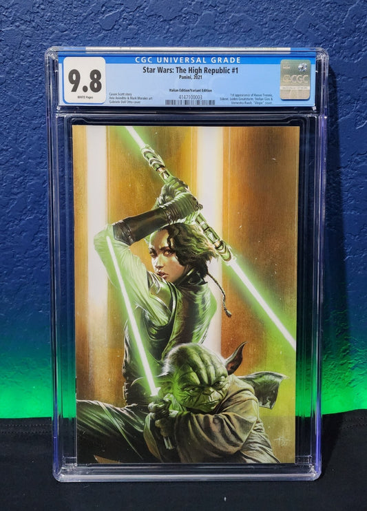 Star Wars: The High Republic #1 CGC 9.8 Dell'otto Italian Panini Variant 2021