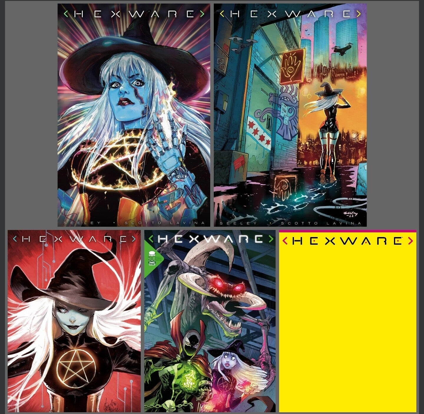 Hexware #1 Cover A B C D E Variant Set Options Seeley Spawn Image 2022 NM
