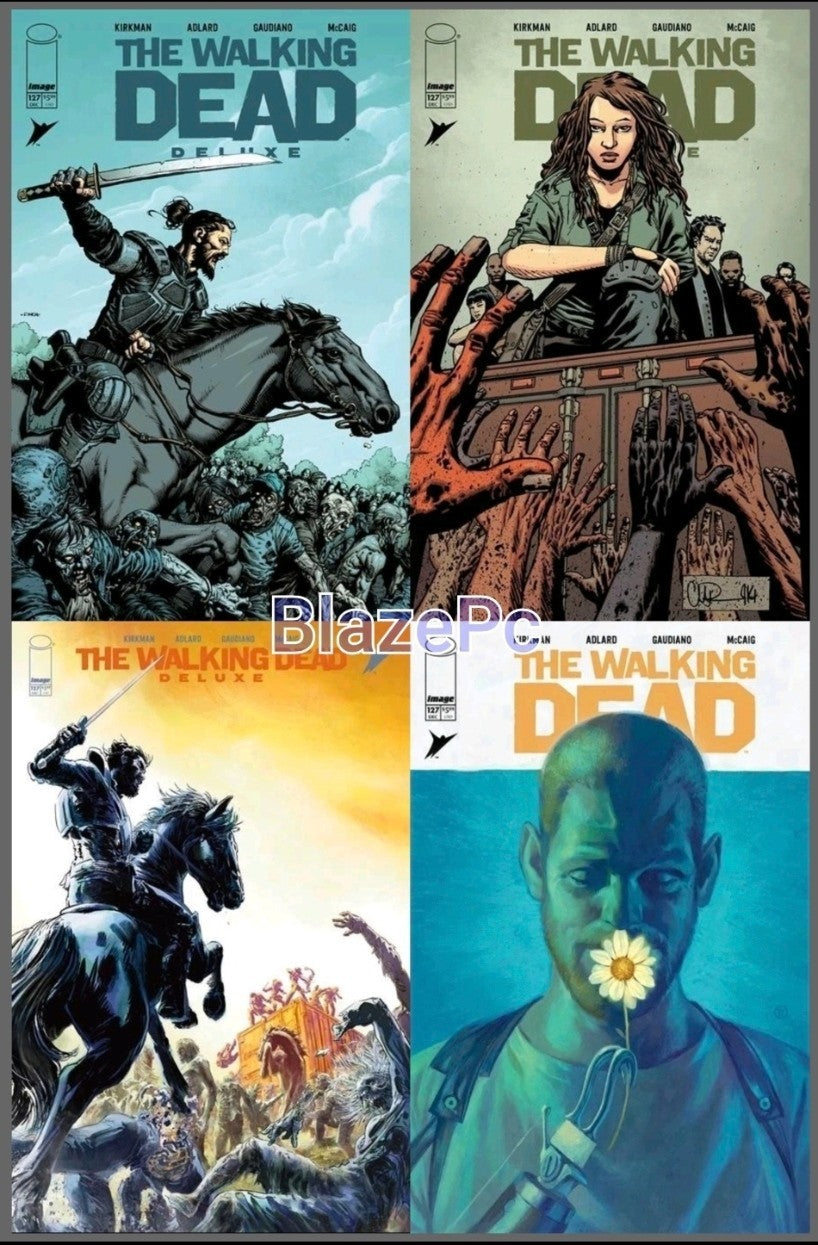 Walking Dead Deluxe #127 Cover A B C D Variant Set Options Image Presale 12/17