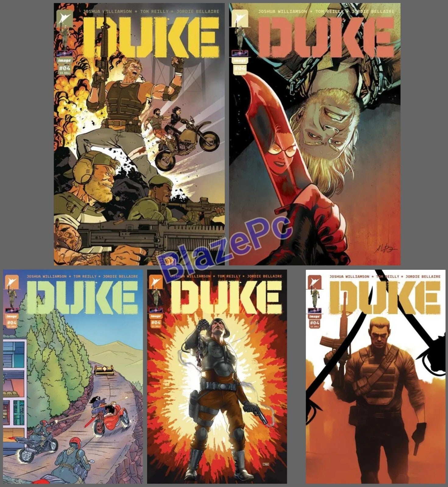 Duke #4 Cover A B Variant Set or 1:10 1:25 1:50 Option G.I. Joe Image 2024 NM
