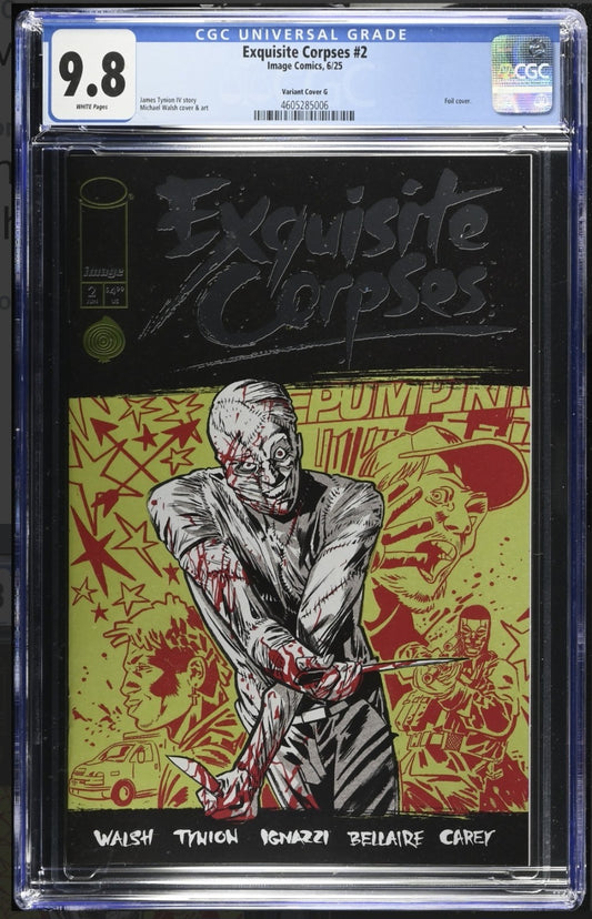 Exquisite Corpses #2 CGC 9.8 One Per Store Foil Surprise Variant Tynion Image