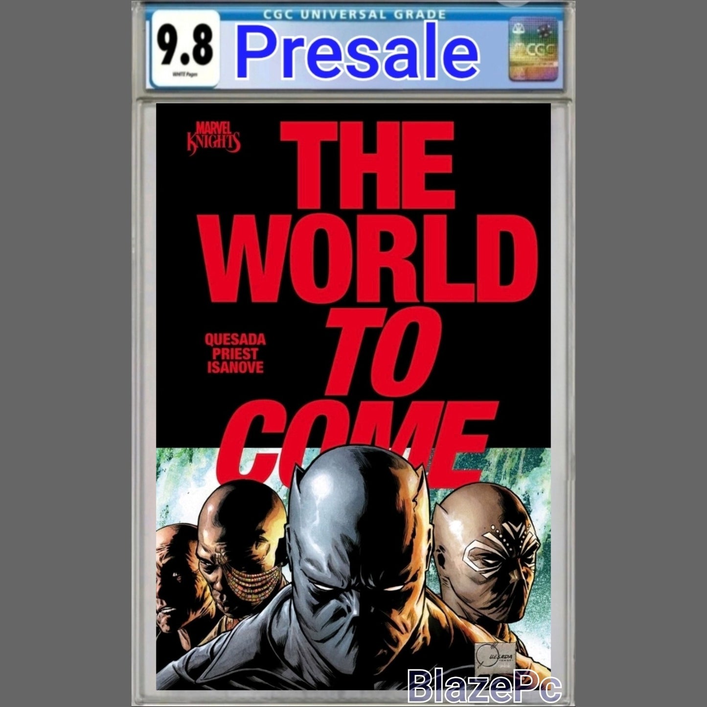 Marvel Knights The World To Come #1 CGC 9.8 Cover A Quesada 1st Print PRESALE