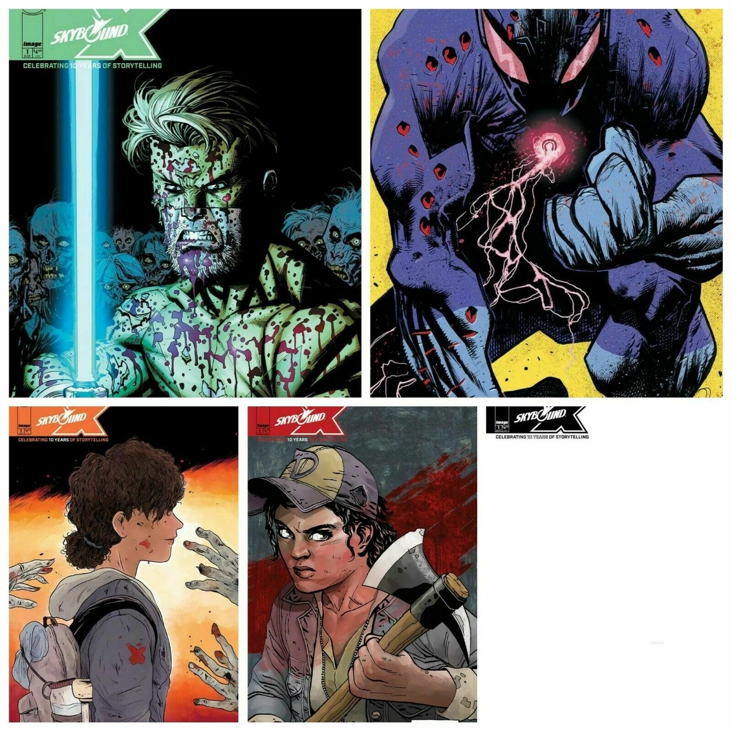 Skybound X #1 A B C D E Variant Set or 1:10 1:25 Options Image Walking Dead