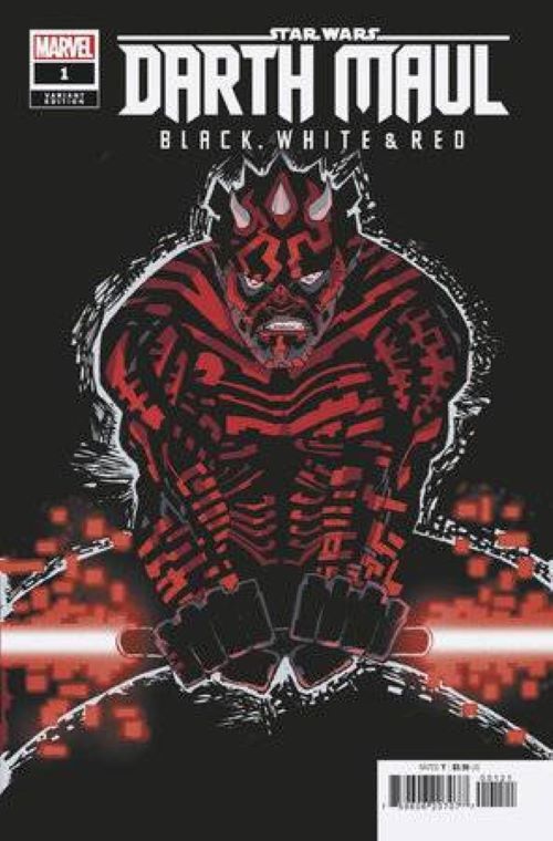 Star Wars Darth Maul Black White Red #1 A B C D Variant Set or 1:25 1:100 Option