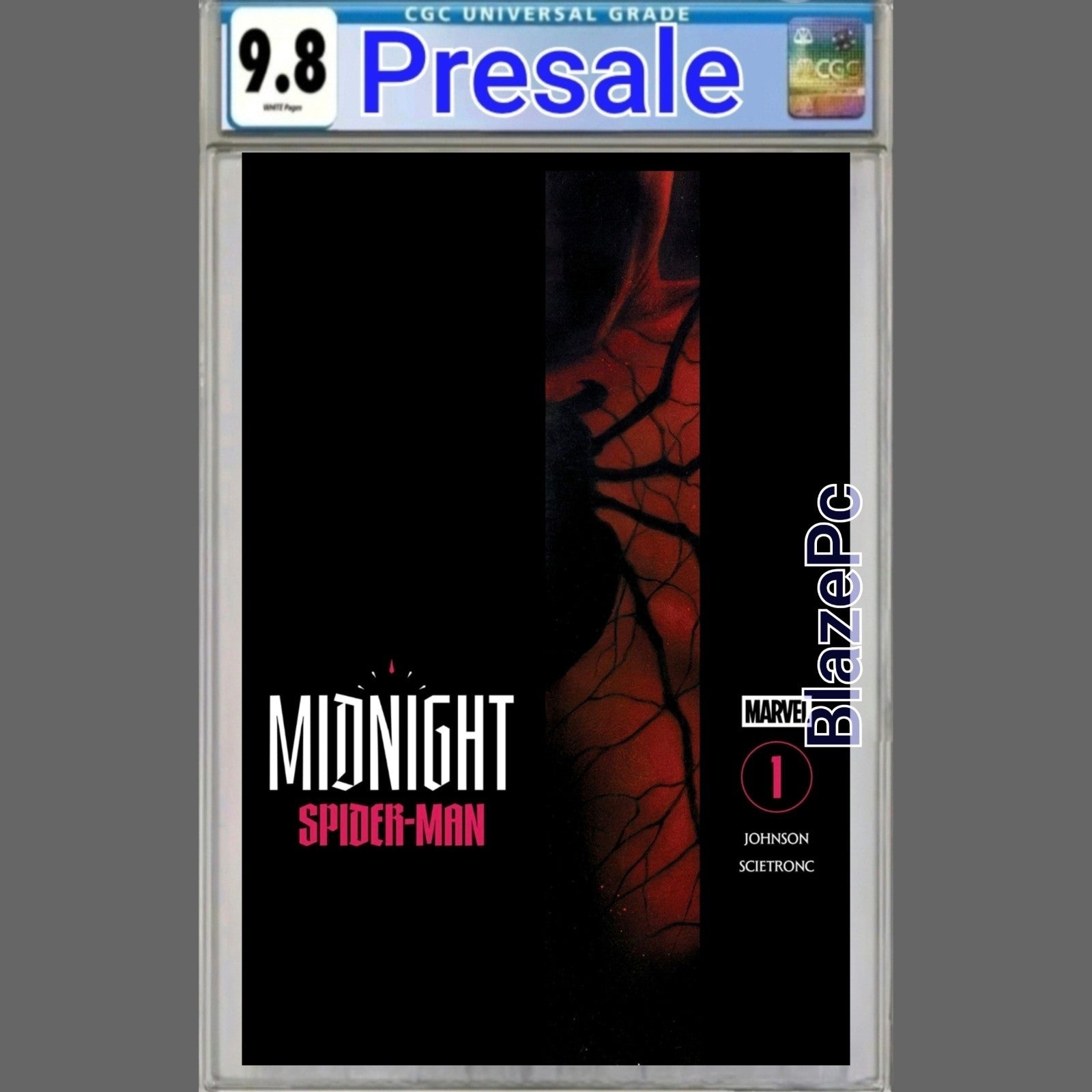 Midnight Spider-Man #1 CGC 9.8 Steve Beach Cover A Variant 10/7 PRESALE